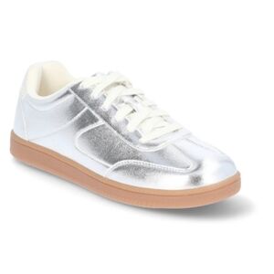 METALLIC SPORT RETRO SNEAKERS SZ 7